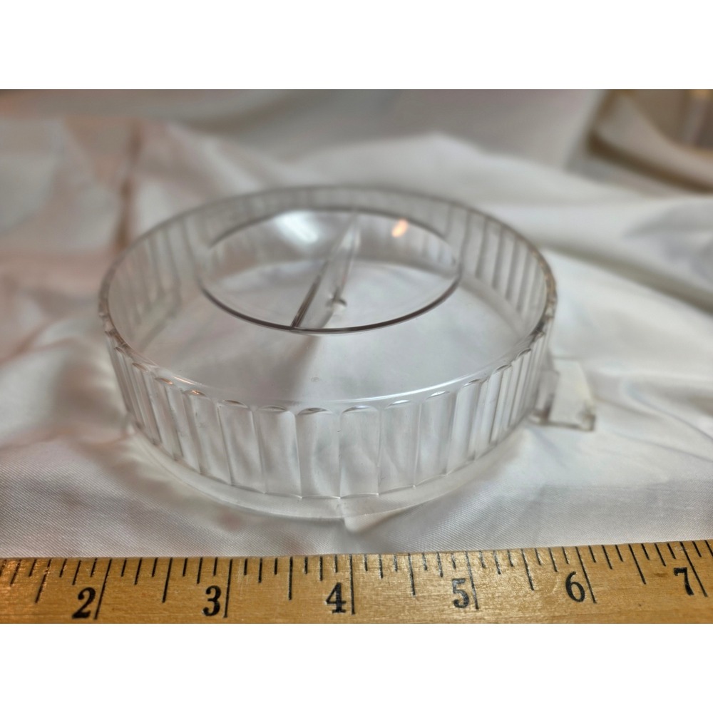 Kenmore Short Order Food Processor Replacement Lid Clear Ribbed Cover Part